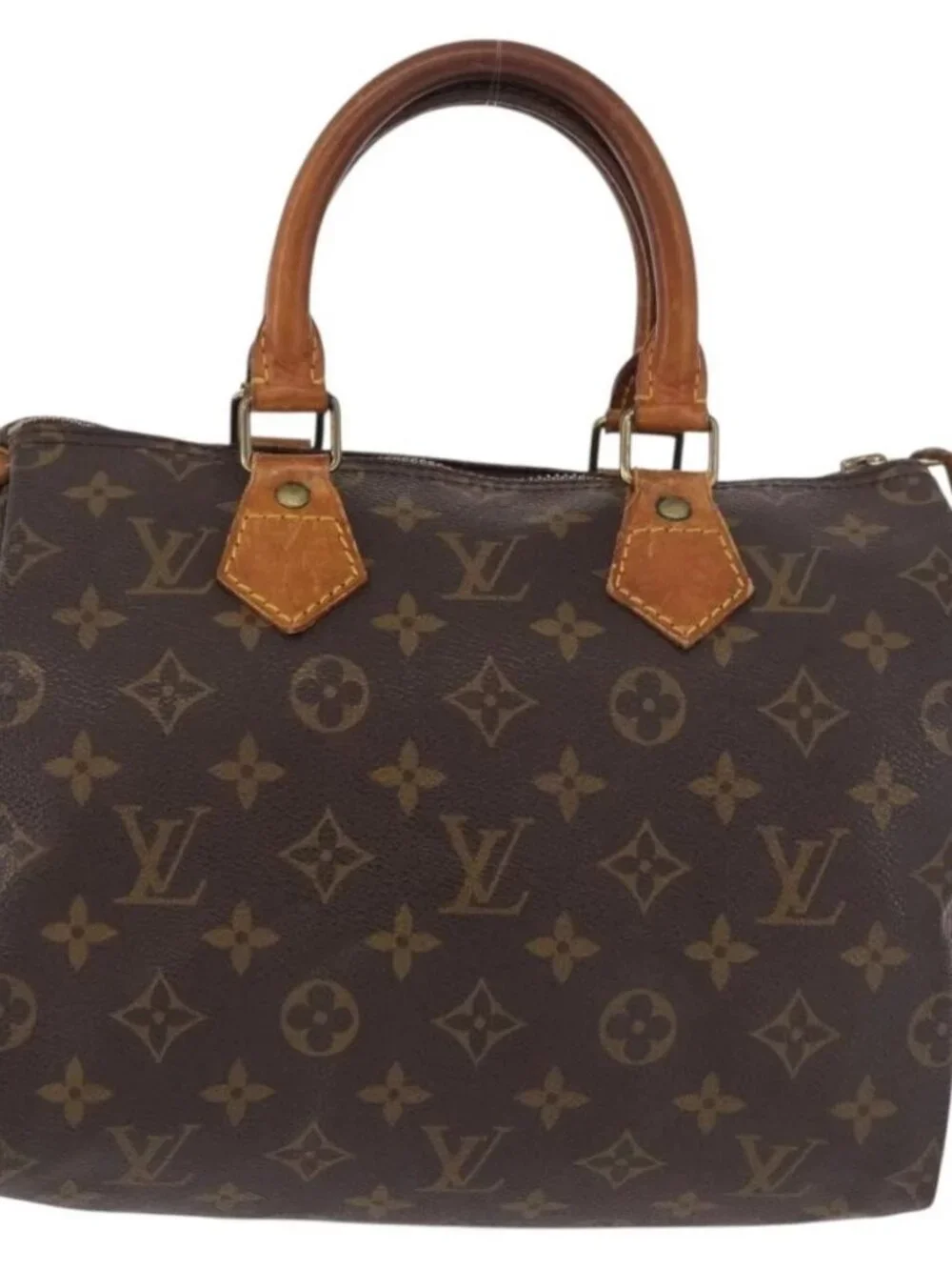 LOUIS VUITTON Monogram Speedy 25 Hand Bag M41528 LV Auth 187664